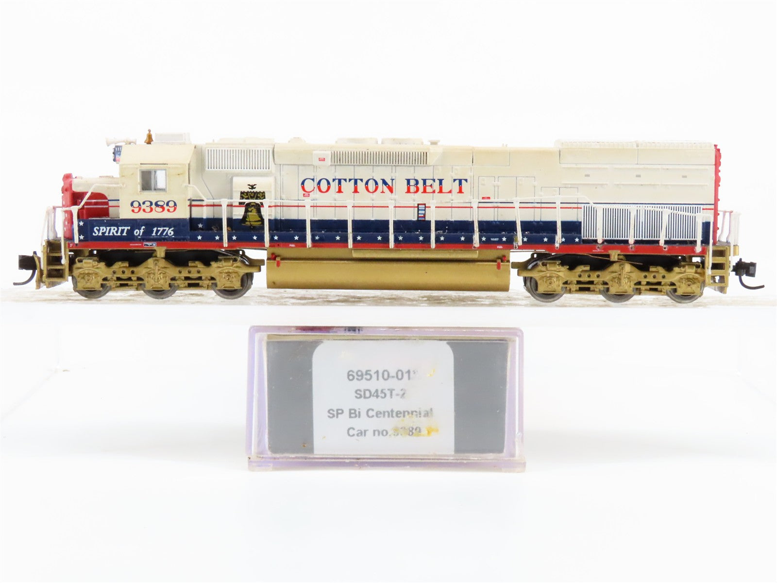 N Scale Intermountain 69510-01 SSW Centennial SD45T-2 Diesel #9389 wDCC