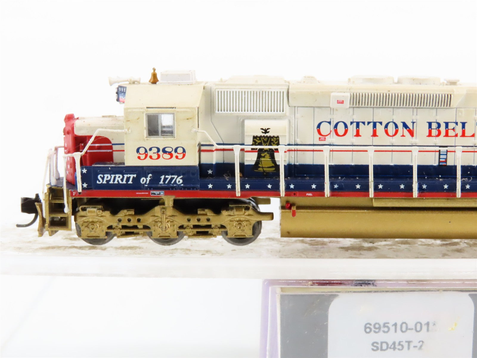N Scale Intermountain 69510-01 SSW Centennial SD45T-2 Diesel #9389 wDCC