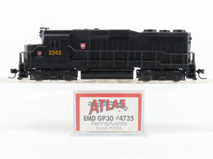 N Scale Atlas 4735 PRR Pennsylvania GP30 Diesel Locomotive #2243 wDCC