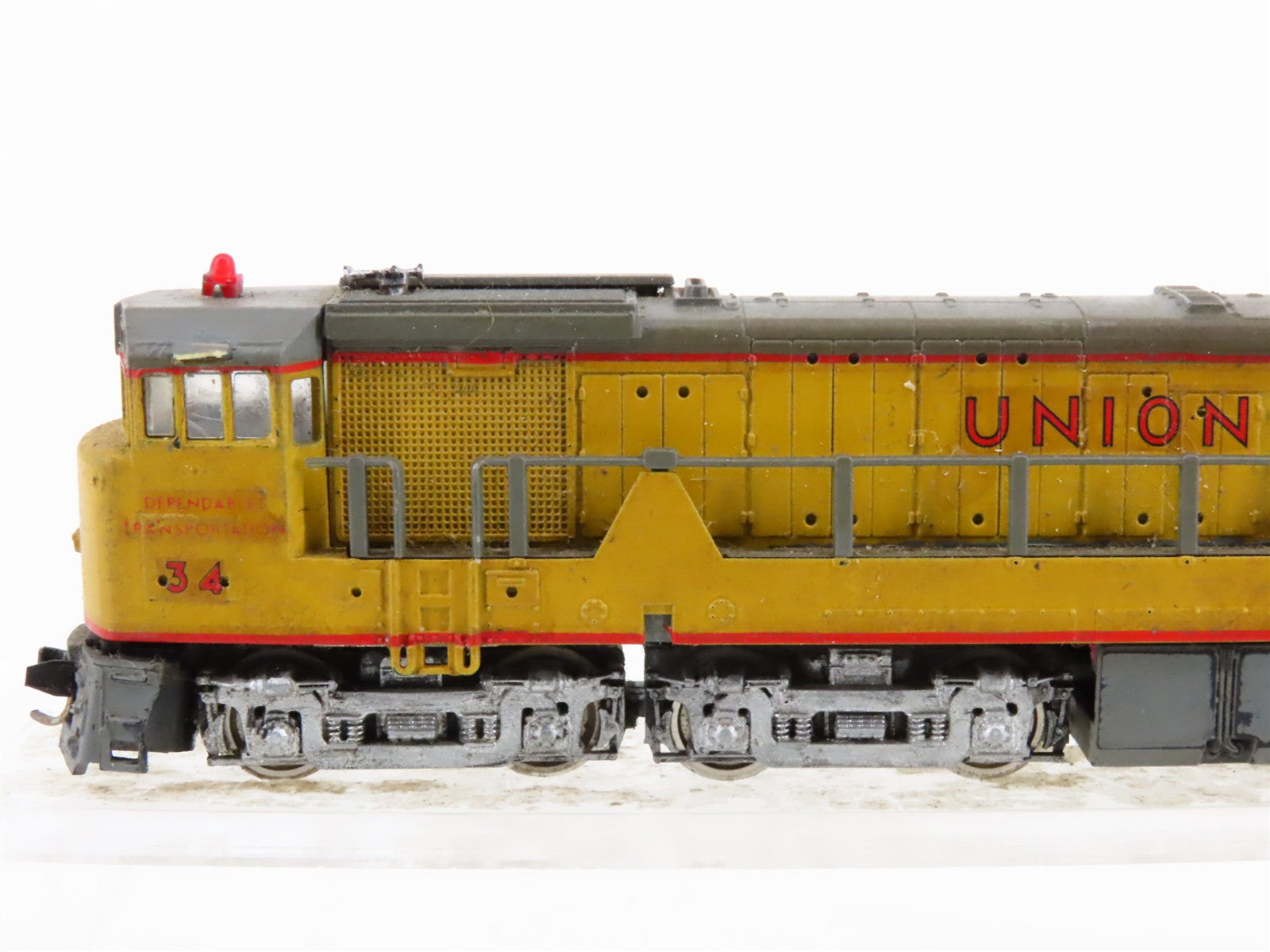 N Scale Con-Cor UP Union Pacific U50 Diesel Locomotive #34 wDCC CUSTOM