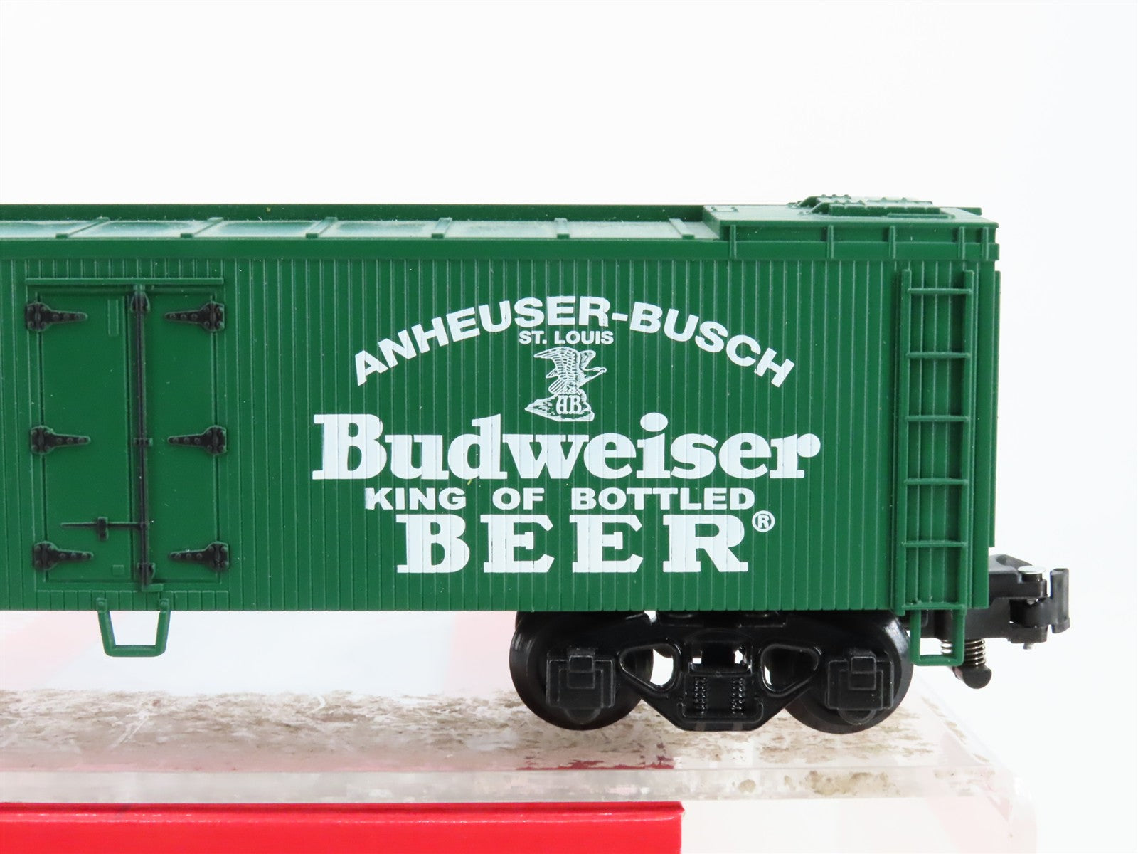 S Scale Lionel 2001013 SLRX Budweiser Woodside Reefer 1804 RTR