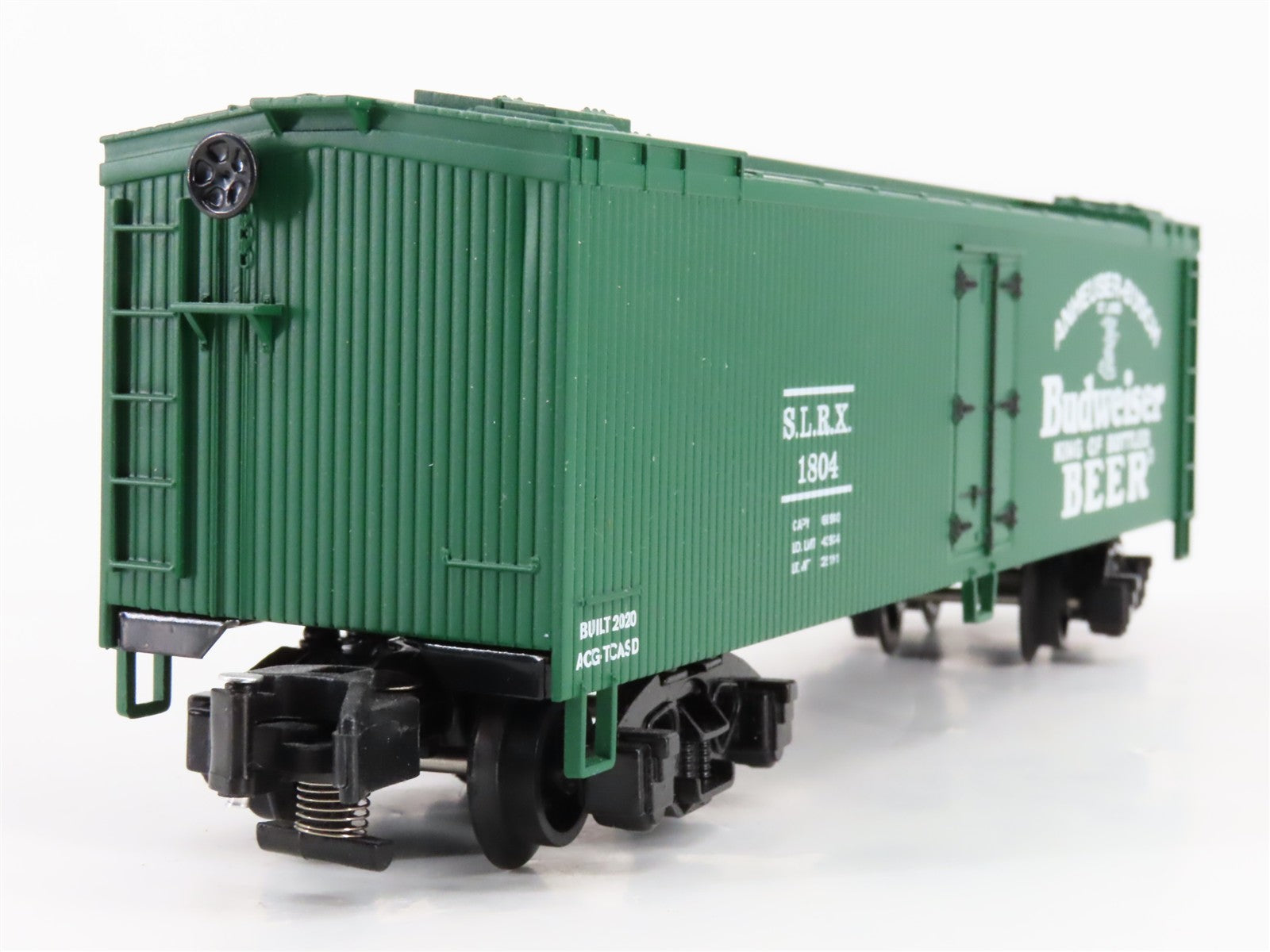 S Scale Lionel 2001013 SLRX Budweiser Woodside Reefer 1804 RTR