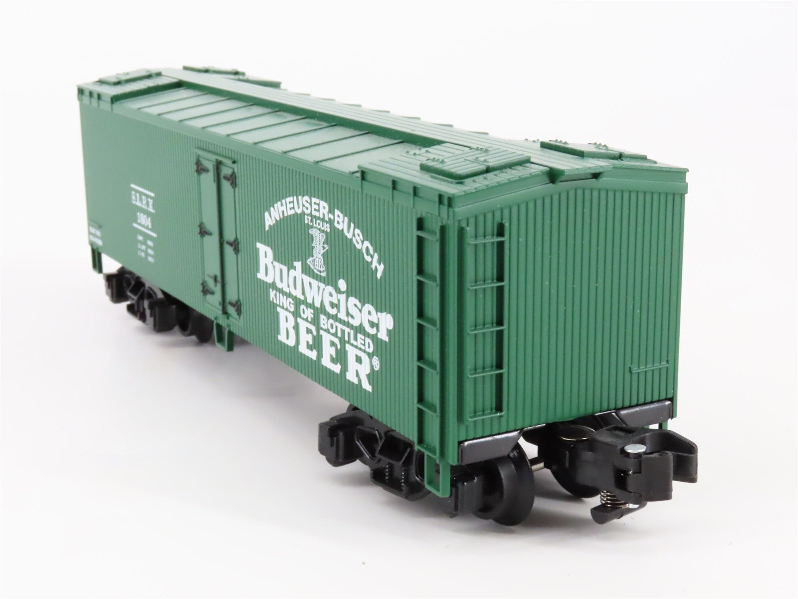 S Scale Lionel 2001013 SLRX Budweiser Woodside Reefer 1804 RTR