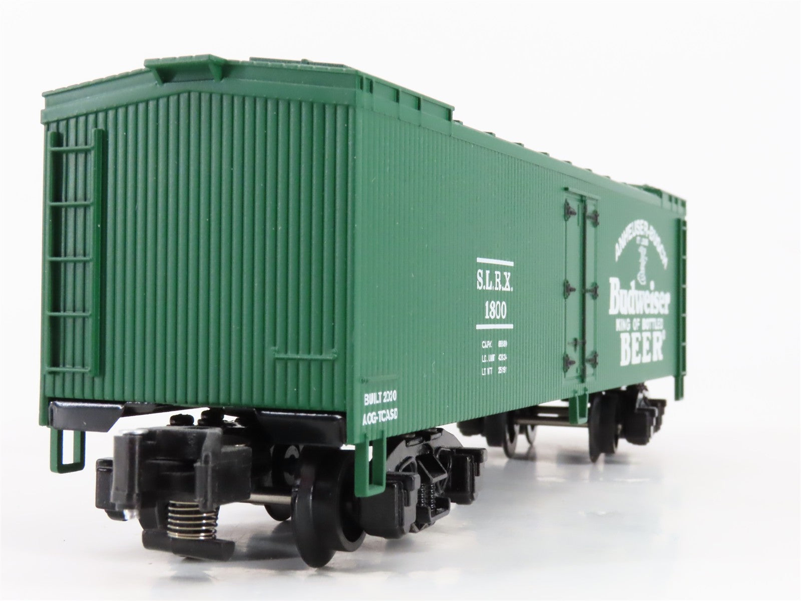 S Scale Lionel 2001011 SLRX Anheuser-Busch Woodside Reefer 1800 RTR