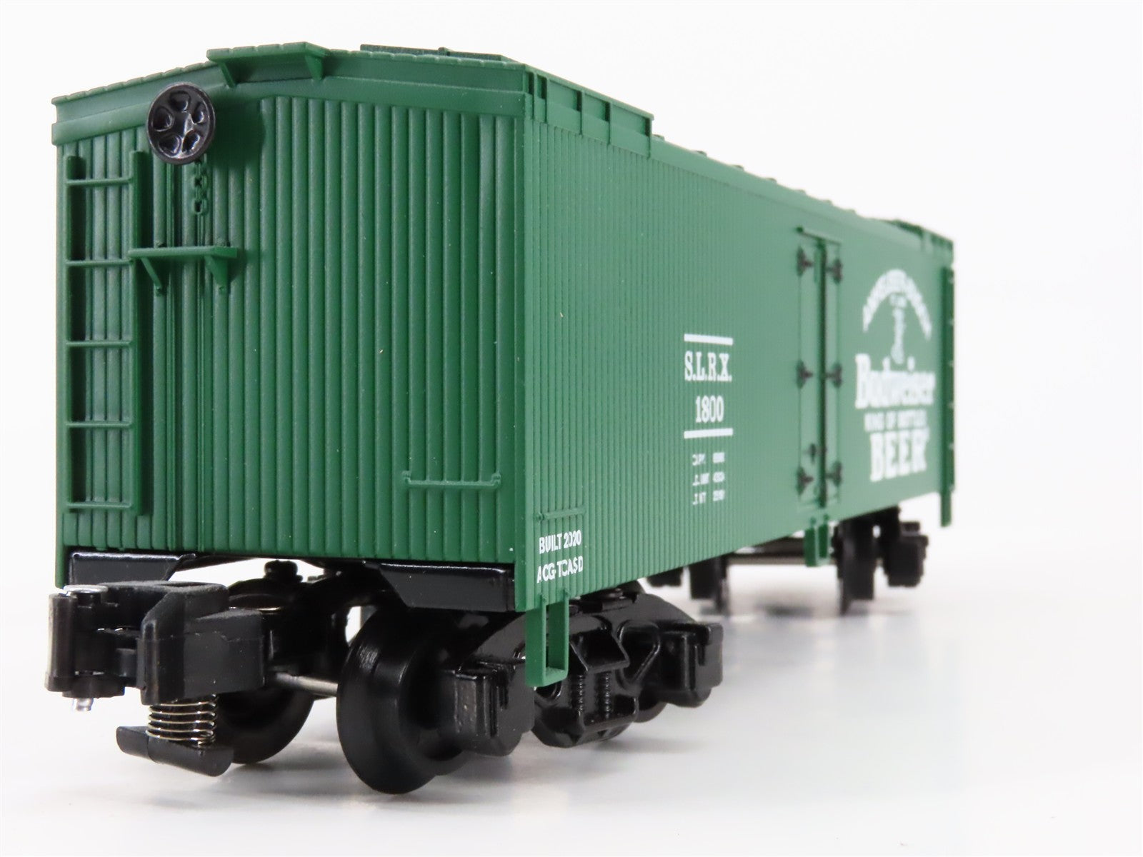 S Scale Lionel 2001011 SLRX Anheuser-Busch Woodside Reefer 1800 RTR