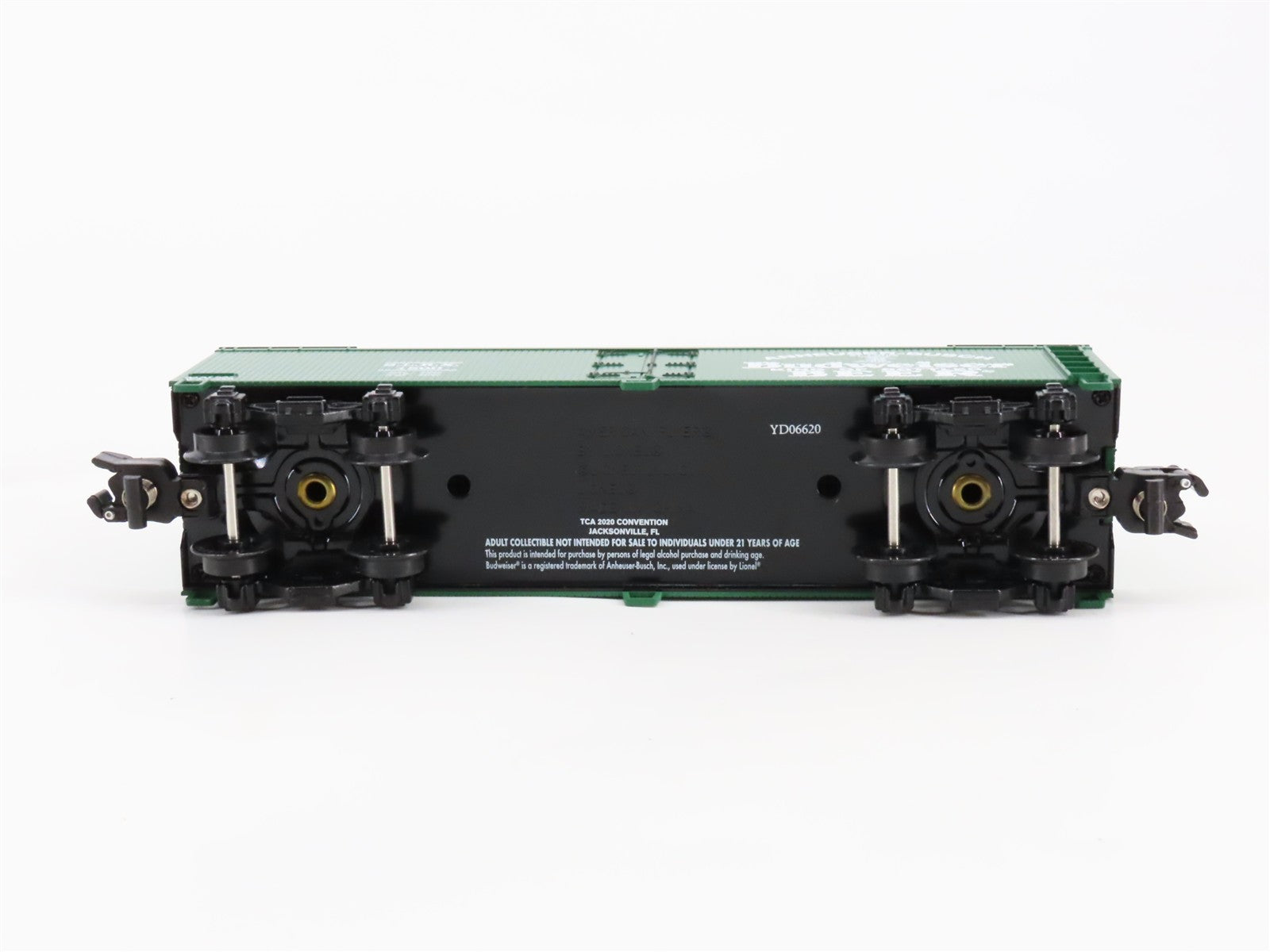 S Scale Lionel 2001011 SLRX Anheuser-Busch Woodside Reefer 1800 RTR