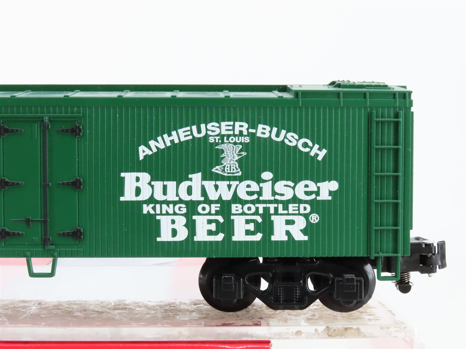 S Scale Lionel 2001012 SLRX Budweiser Woodside Reefer 1802 RTR