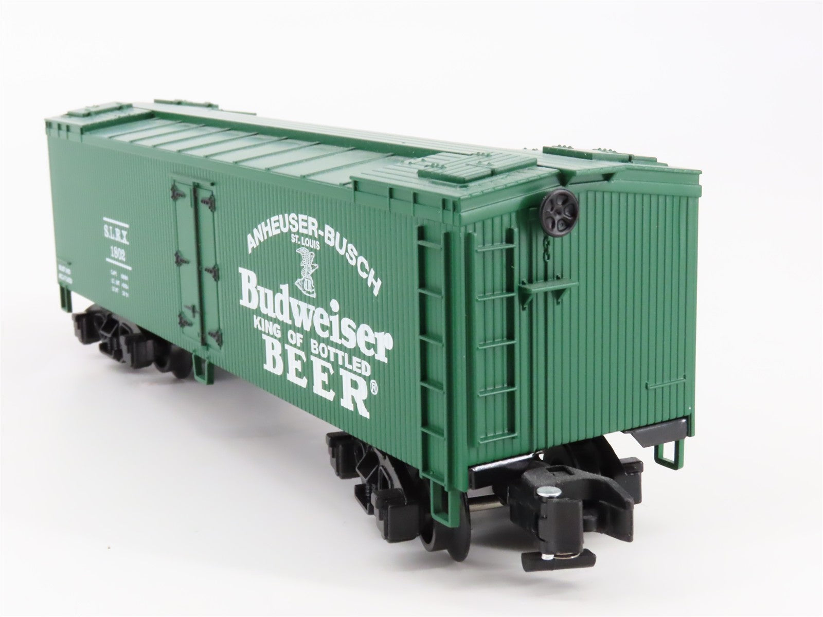 S Scale Lionel 2001012 SLRX Budweiser Woodside Reefer 1802 RTR