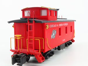 S Scale American Models 7507 Chicago & North Western Wood Caboose Lighted RTR