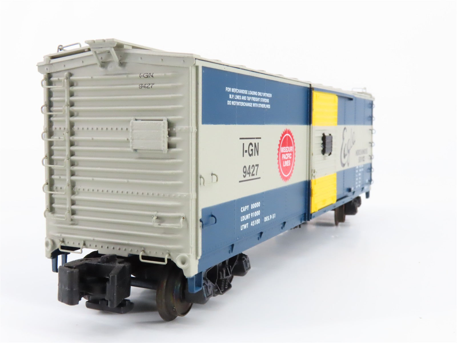S Scale S-Helper Service 00349 I-GN Missouri Pacific 40' Box Car 9427 RTR