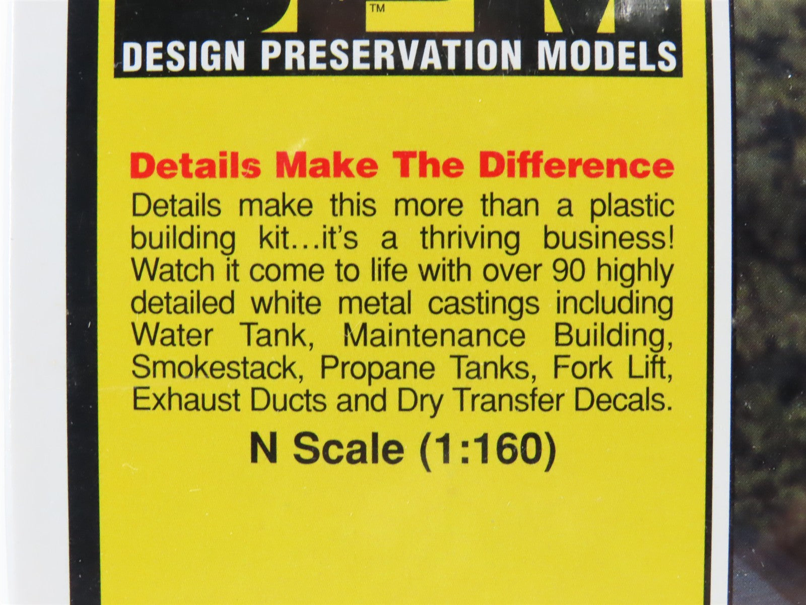 N Scale DPM Design Preservation 660 Woods Furniture Building Kit SEALED