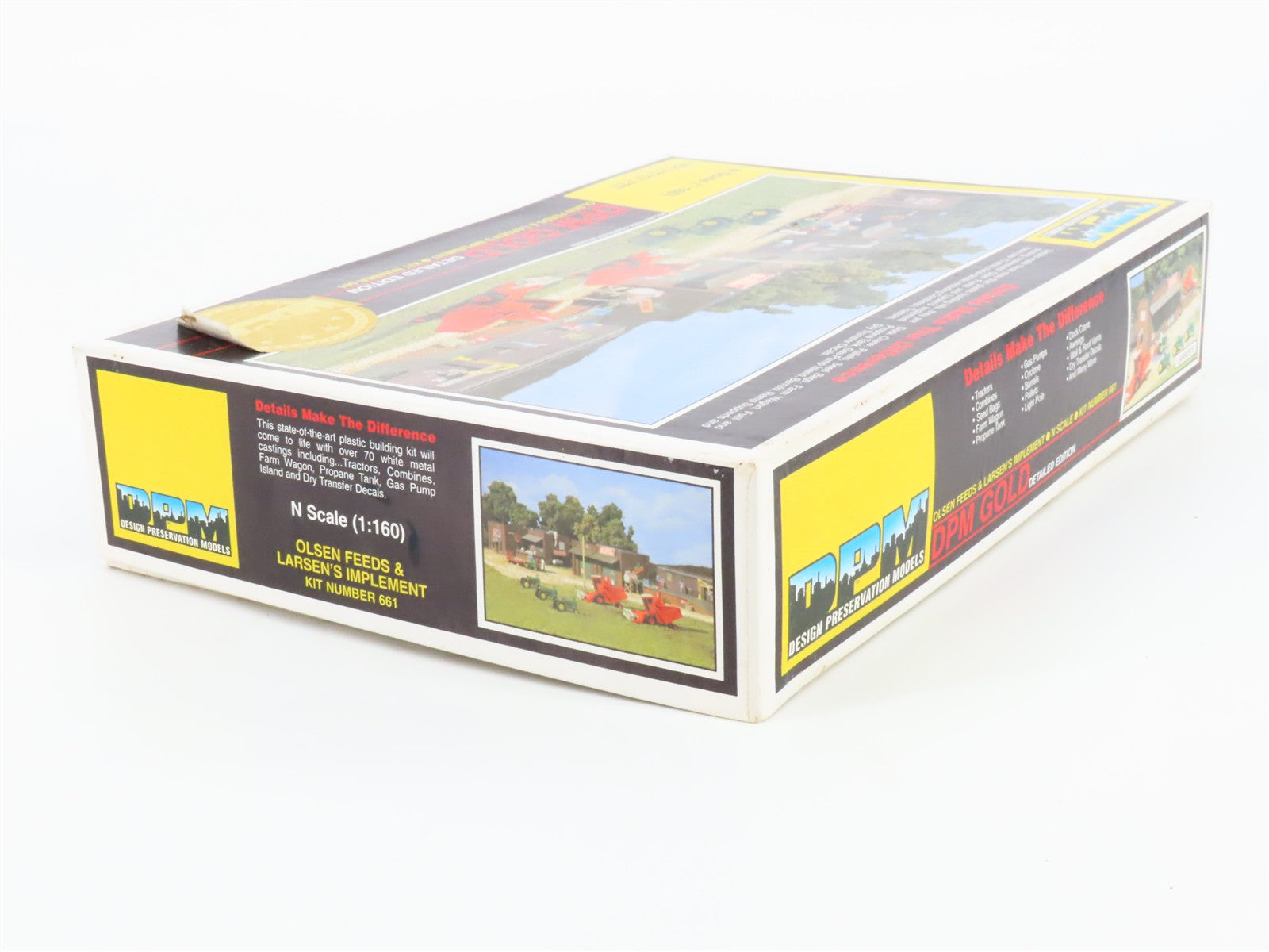 N Scale Design Preservation 661 Olsen Feeds & Larsen's Implement Building Kit