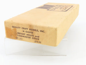 N Scale Quality Craft 211 Freight House & Yardmaster Office Building Kit
