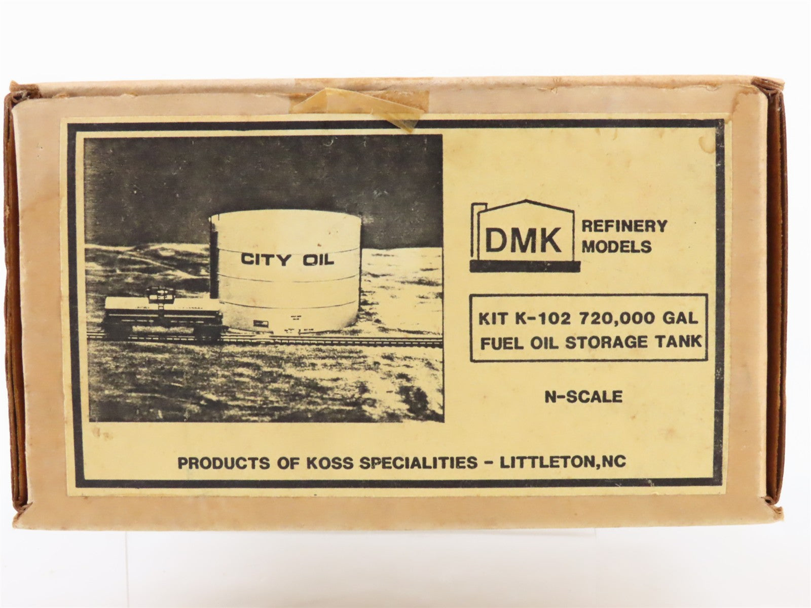 N Scale DMK K-102 Fuel Oil Storage Tank Building Kit