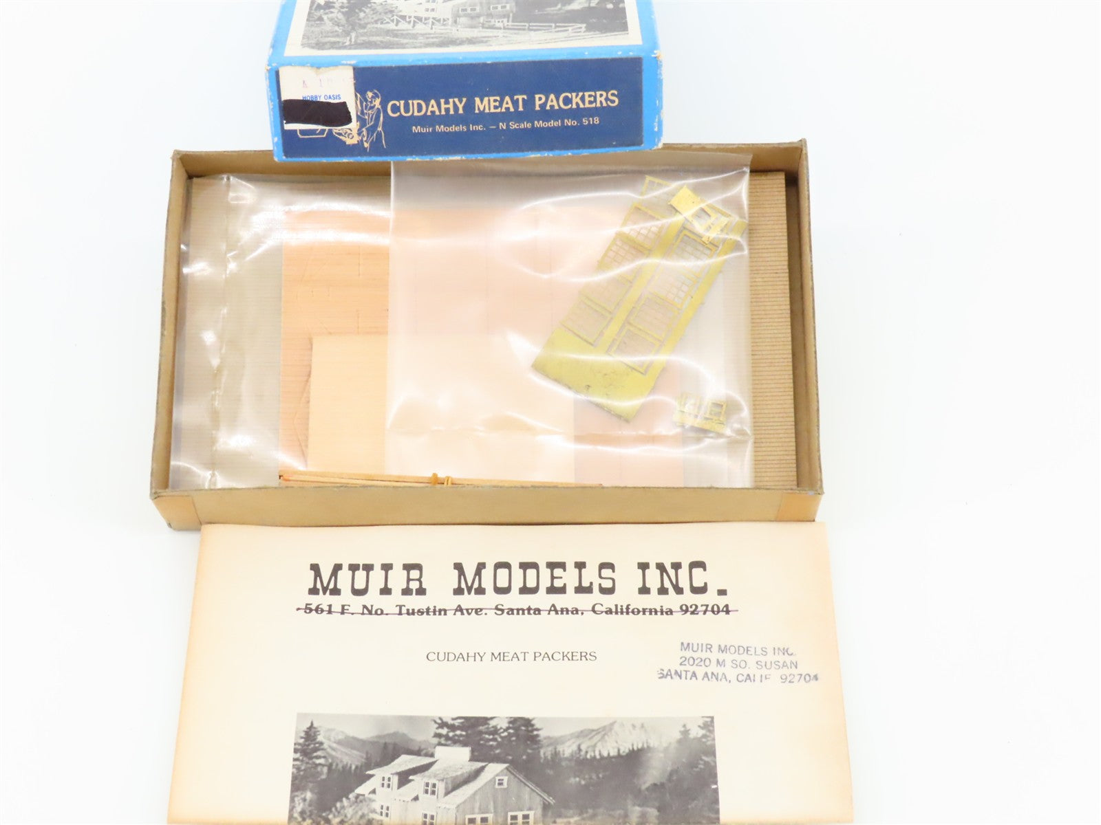 N Scale Muir Models 518 Cudahy Meat Packers Building Kit
