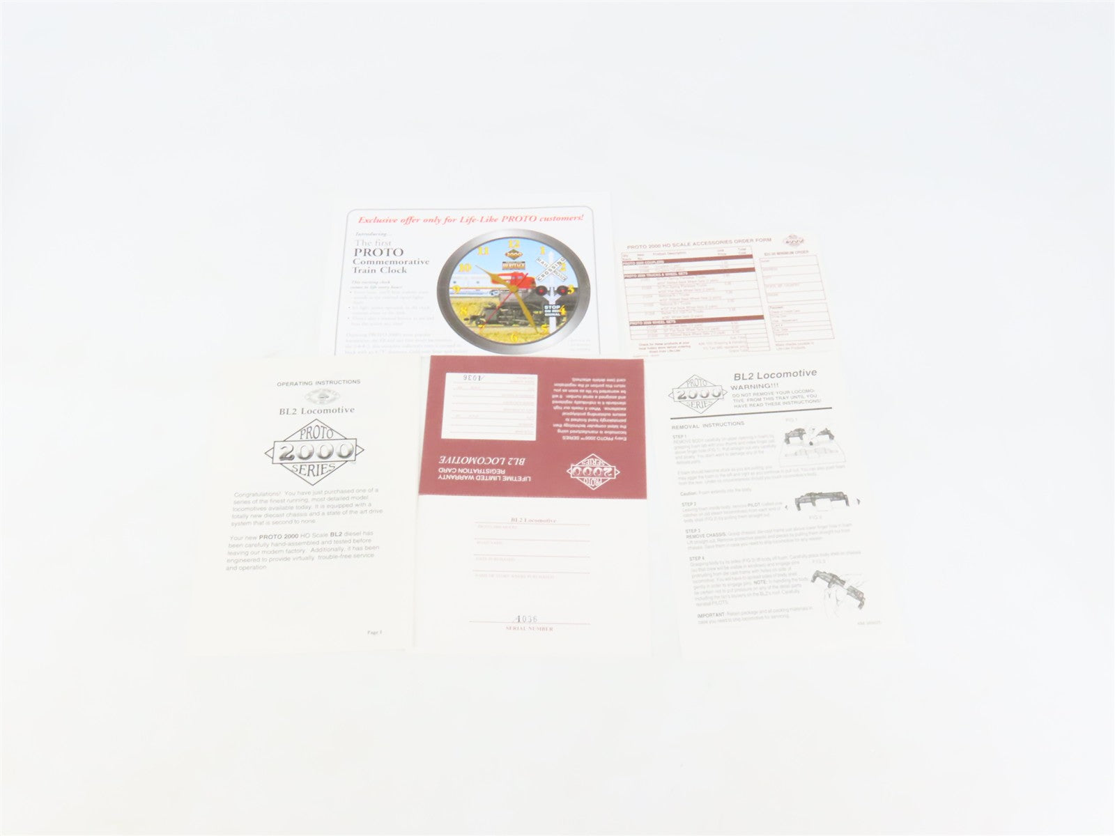 HO Scale Proto 2000 30190 BAR Bangor & Aroostook BL2 Diesel #50 BAD GEARS
