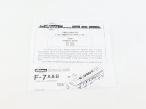 HO Scale Athearn 2209 B&M Boston & Maine F7 A/A Diesel Locomotive Set