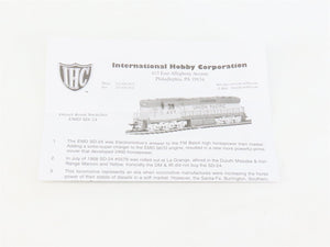 HO Scale IHC 3807 CP Canadian Pacific SD24 Diesel Locomotive #9950