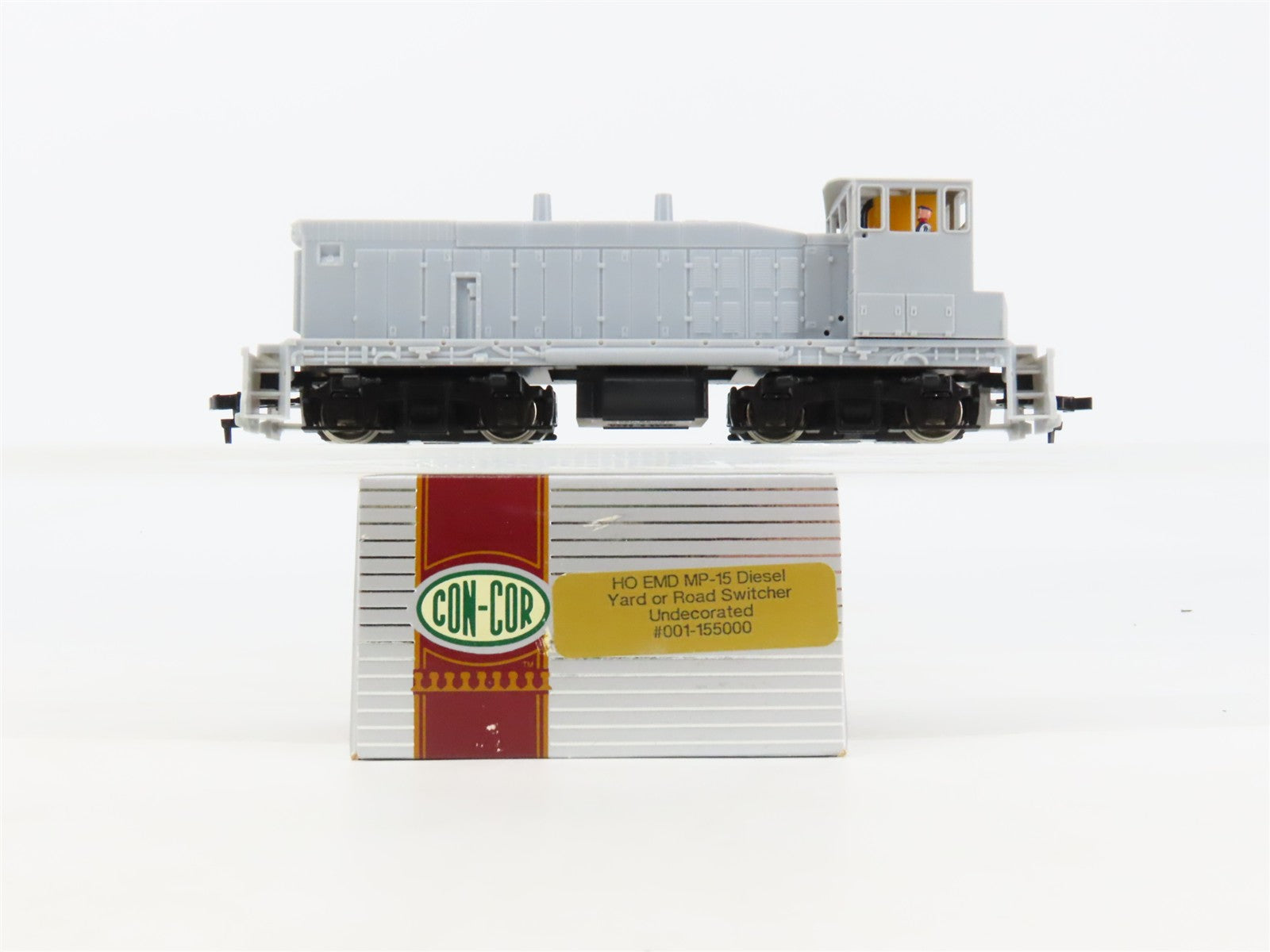 HO Scale Con-Cor 001-155000 Undecorated MP15 Diesel Locomotive