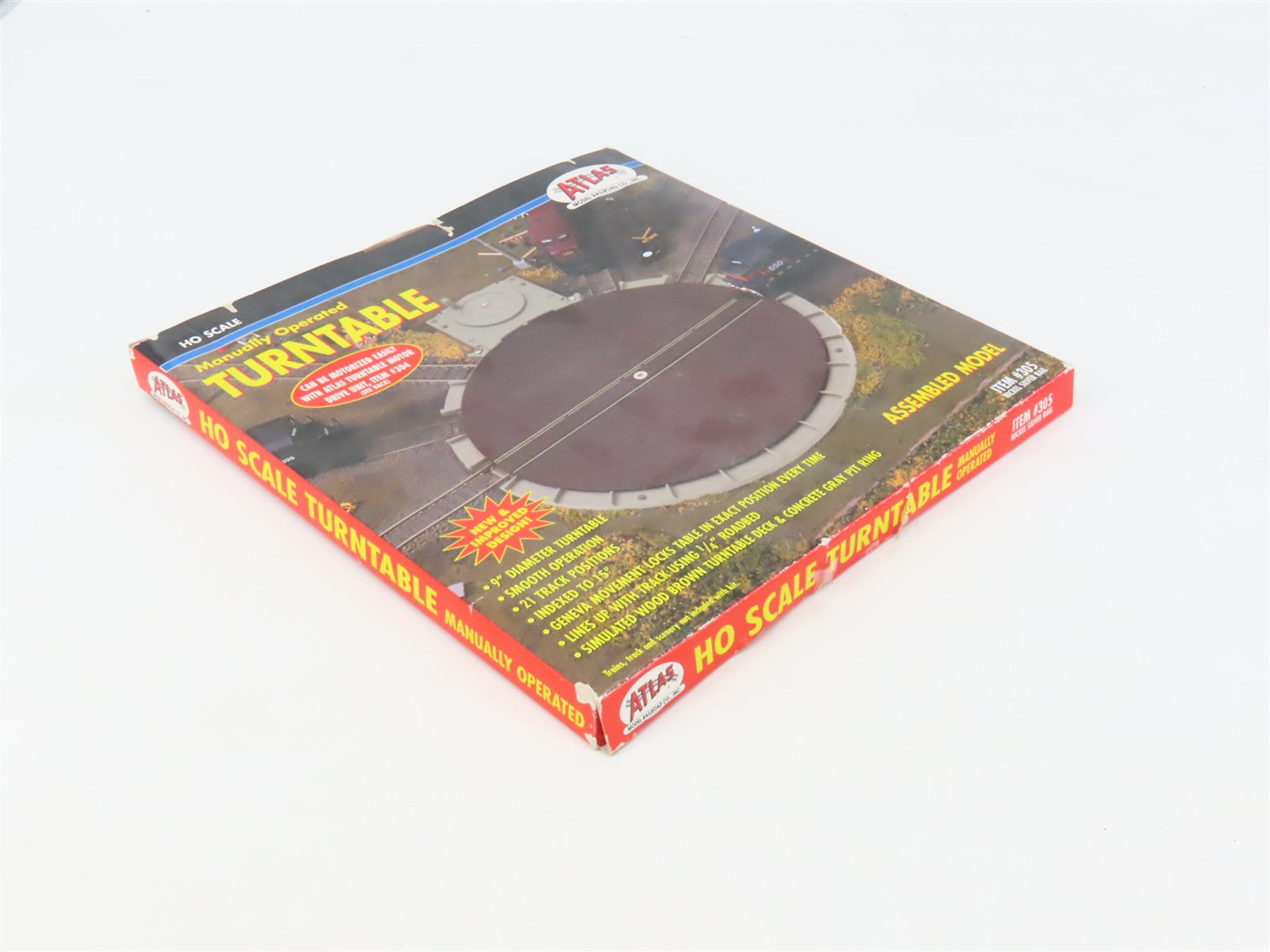 HO Scale Atlas 305 Manually Operated Turntable