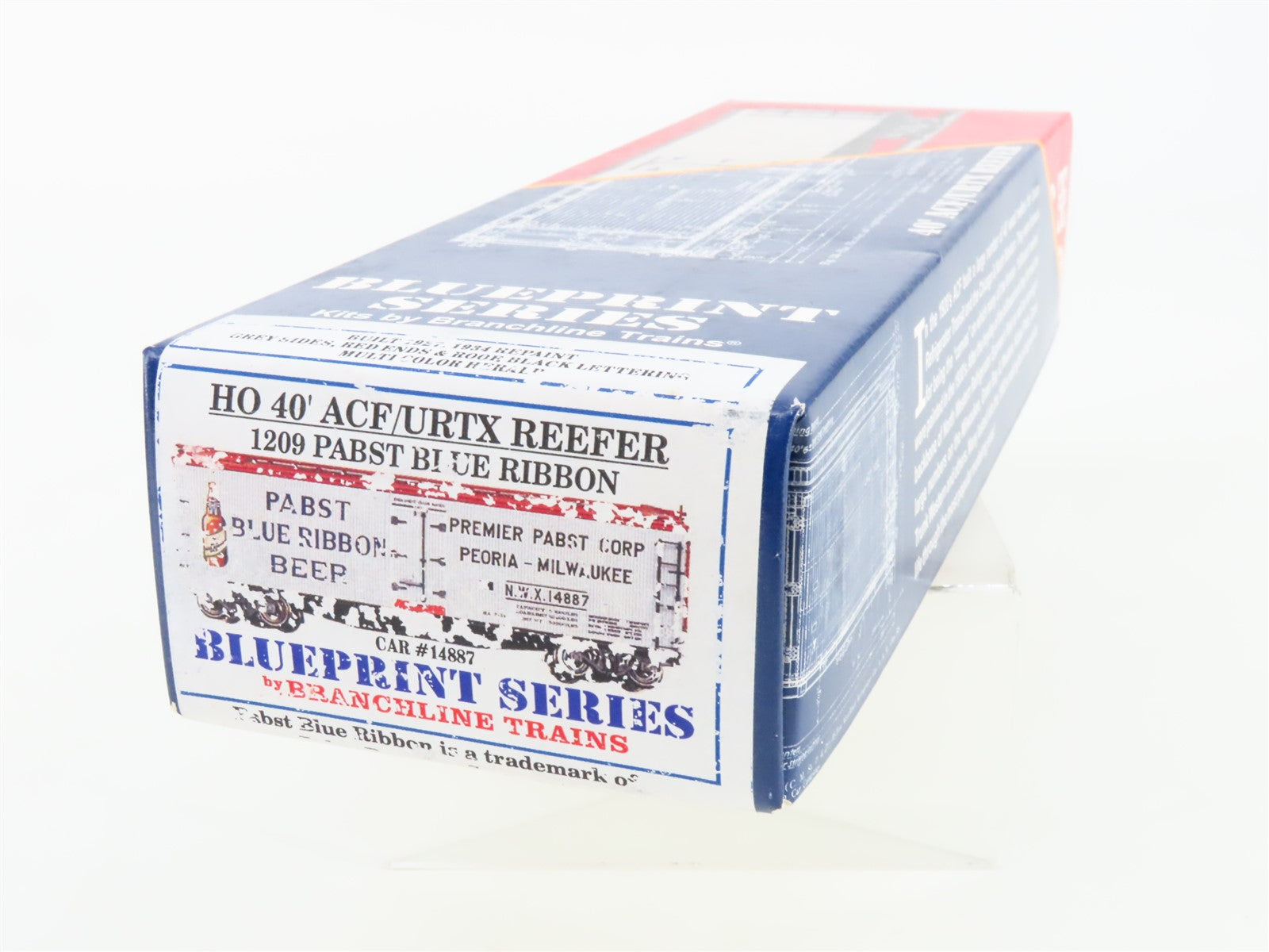 HO Branchline Blueprint Kit 1209 NWX Pabst Blue Ribbon Beer 40' Reefer #14887