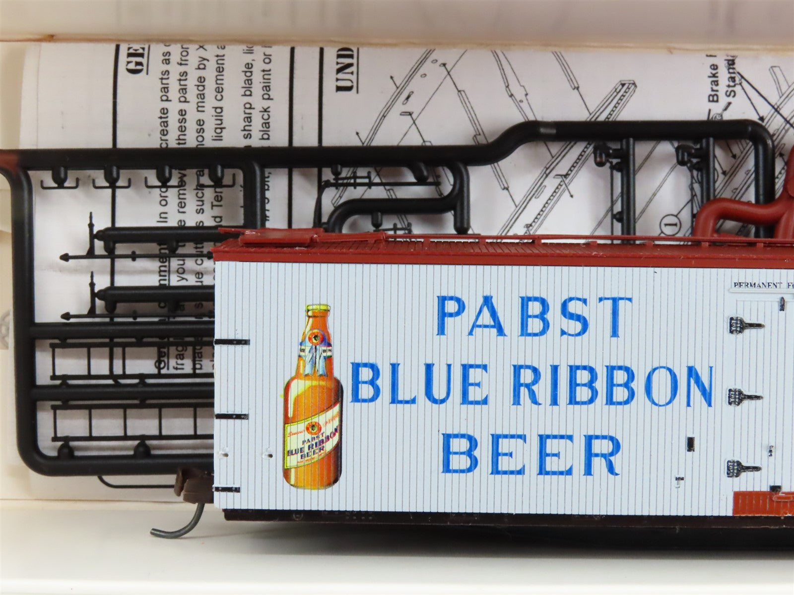 HO Branchline Blueprint Kit 1209 NWX Pabst Blue Ribbon Beer 40' Reefer #14887