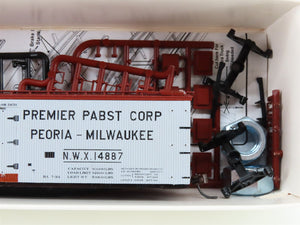 HO Branchline Blueprint Kit 1209 NWX Pabst Blue Ribbon Beer 40' Reefer #14887