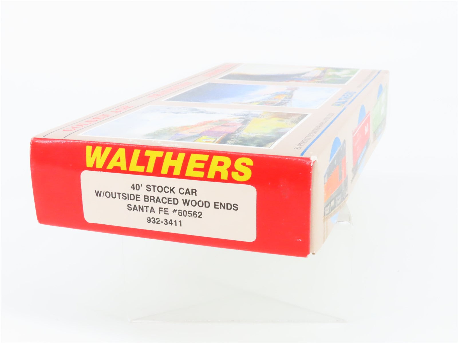 HO Scale Walthers Kit 932-3411 ATSF Atchison Topeka Santa Fe 40' Stock Car 60562