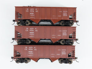 HO Scale Bev-Bel/Train Miniature 904 MEC Maine Central 2-Bay Hopper w/Load 3-Pk.