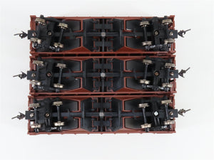HO Scale Bev-Bel/Train Miniature 904 MEC Maine Central 2-Bay Hopper w/Load 3-Pk.