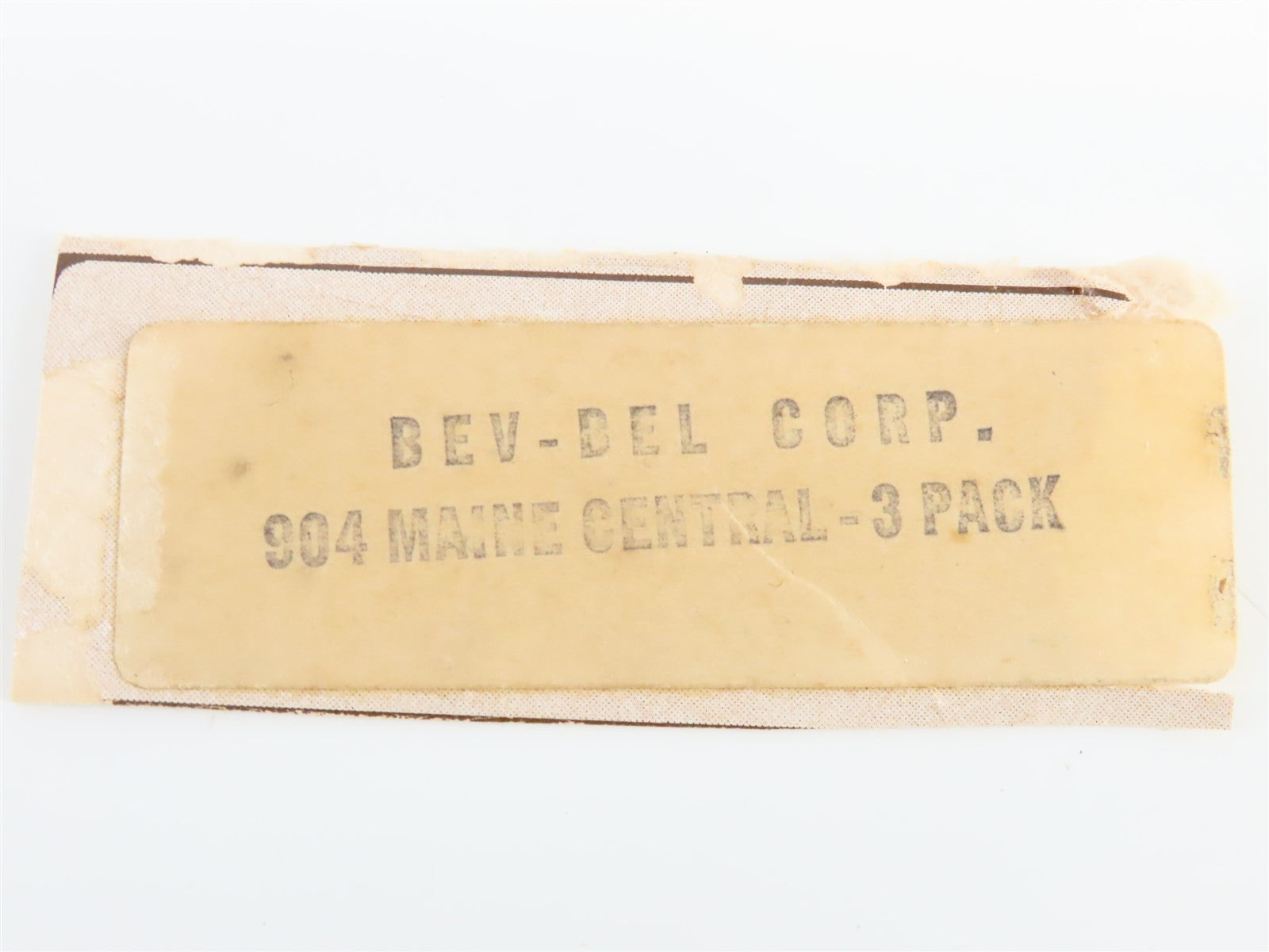 HO Scale Bev-Bel/Train Miniature 904 MEC Maine Central 2-Bay Hopper w/Load 3-Pk.
