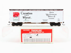 HO Scale Walthers Trainline URTC Carnation Flaked Wheat Reefer #23090