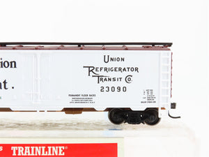 HO Scale Walthers Trainline URTC Carnation Flaked Wheat Reefer #23090