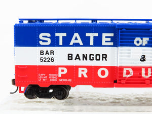 HO Scale Bachmann 76901 BAR State Of Maine 40' Single Door Box Car #5226