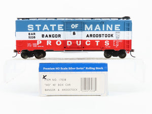 HO Scale Bachmann Silver Series 17038 BAR State Of Maine 40' Box Car #5226
