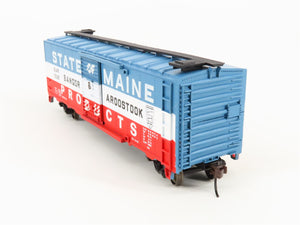 HO Scale Bachmann Silver Series 17038 BAR State Of Maine 40' Box Car #5226