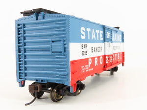 HO Scale Bachmann Silver Series 17038 BAR State Of Maine 40' Box Car #5226