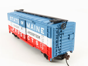 HO Scale Bachmann Silver Series 17038 BAR State Of Maine 40' Box Car #5226
