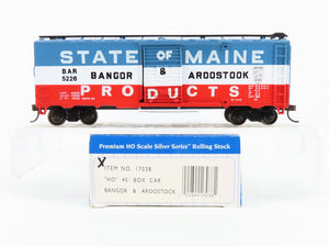 HO Scale Bachmann Silver Series 17038 BAR State Of Maine 40' Box Car #5226