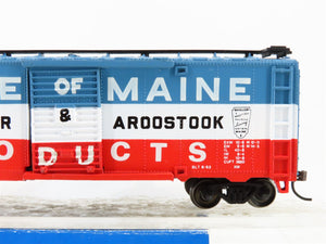 HO Scale Bachmann Silver Series 17038 BAR State Of Maine 40' Box Car #5226