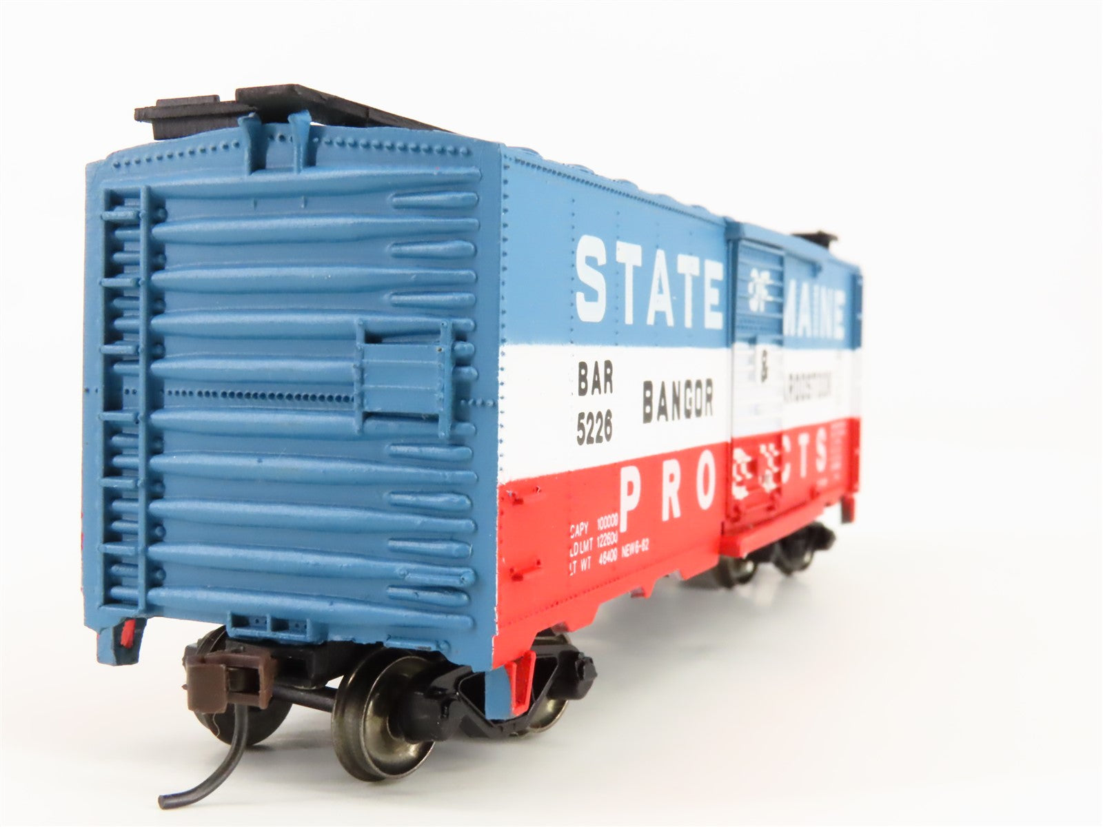 HO Scale Bachmann Silver Series 17038 BAR State Of Maine 40' Box Car #5226
