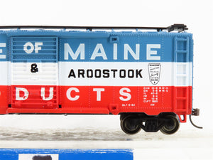 HO Scale Bachmann Silver Series 17038 BAR State Of Maine 40' Box Car #5226