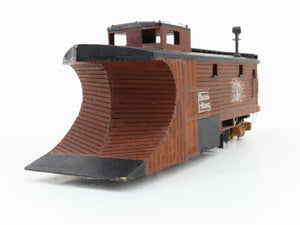 HO Scale Ambroid BM Boston & Maine Minute Man Service Snow Plow #W3715 - CUSTOM