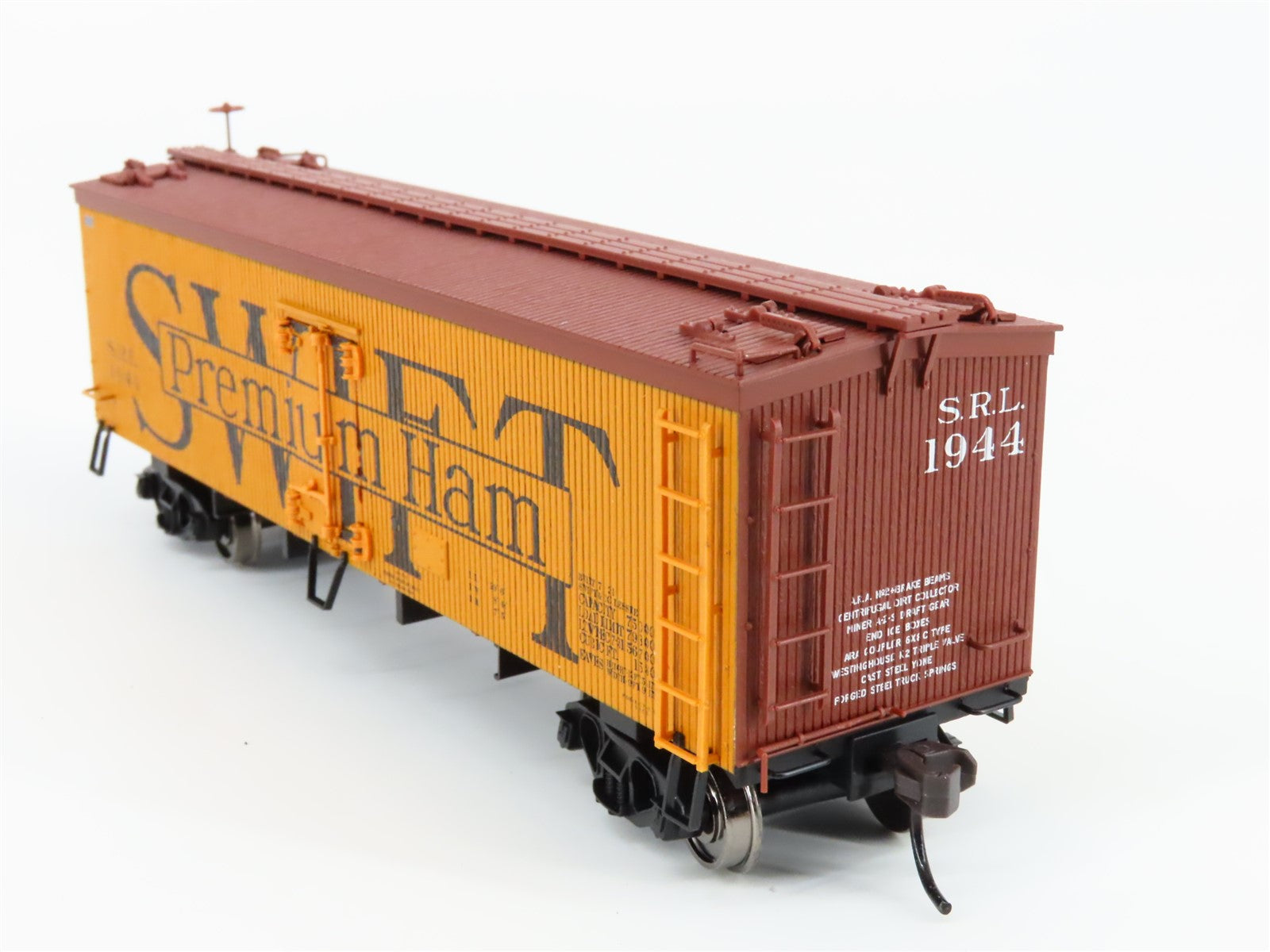 HO Scale Atlas Steam Era Classics 6136-2 SRL Swift Premium Ham 36' Reefer #1944
