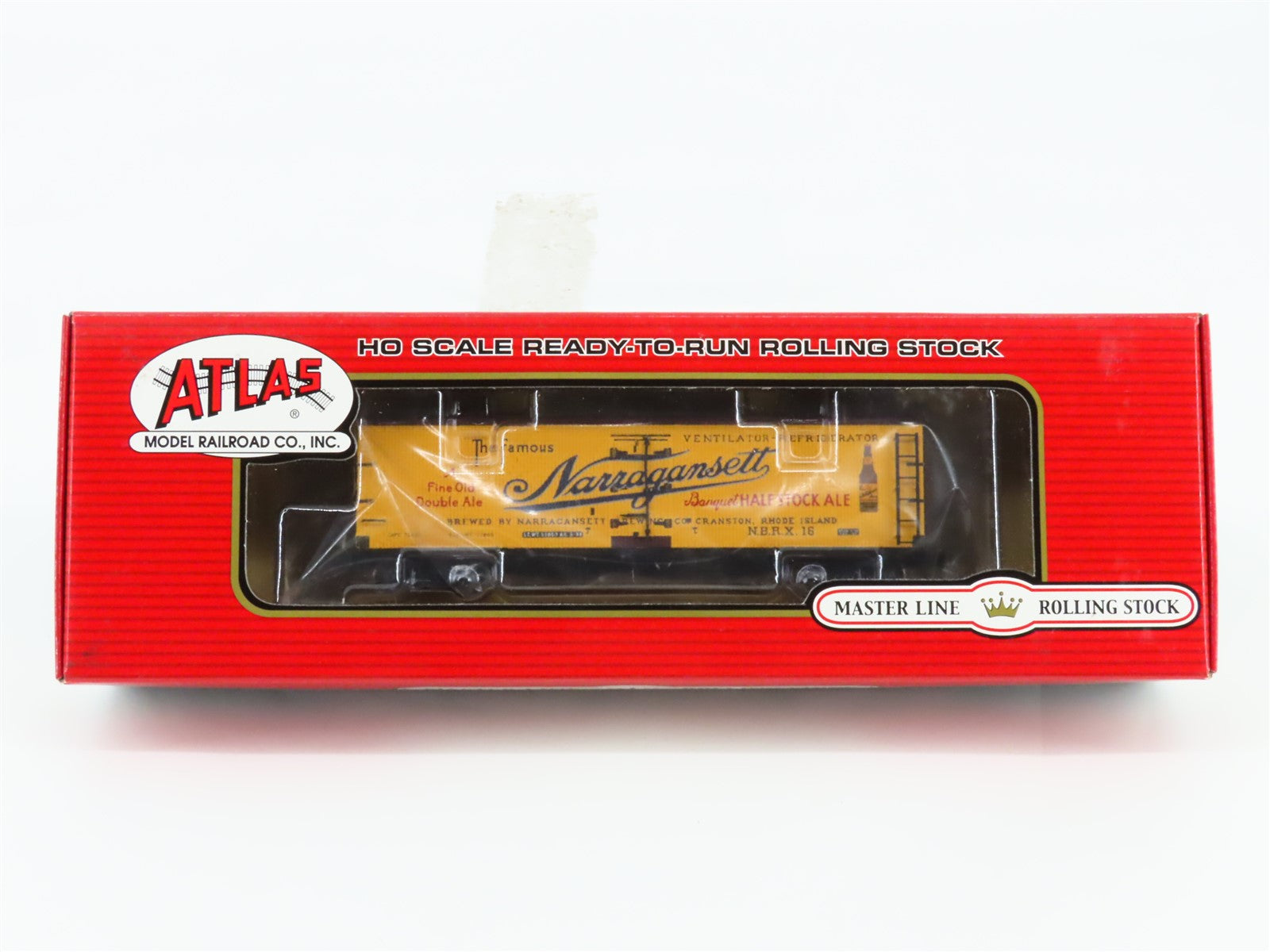 HO Scale Atlas Master Line 20001469 NBRX Narragansett Ale 40' Reefer #16 SEALED