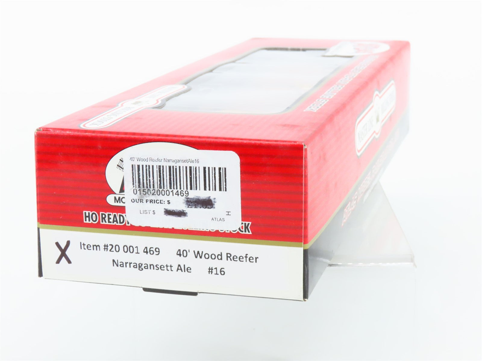 HO Scale Atlas Master Line 20001469 NBRX Narragansett Ale 40' Reefer #16 SEALED
