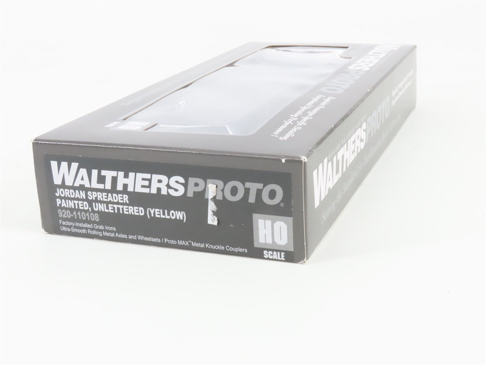 HO Scale Walthers Proto 920-110108 Unlettered, Painted (Yellow) Jordan Spreader