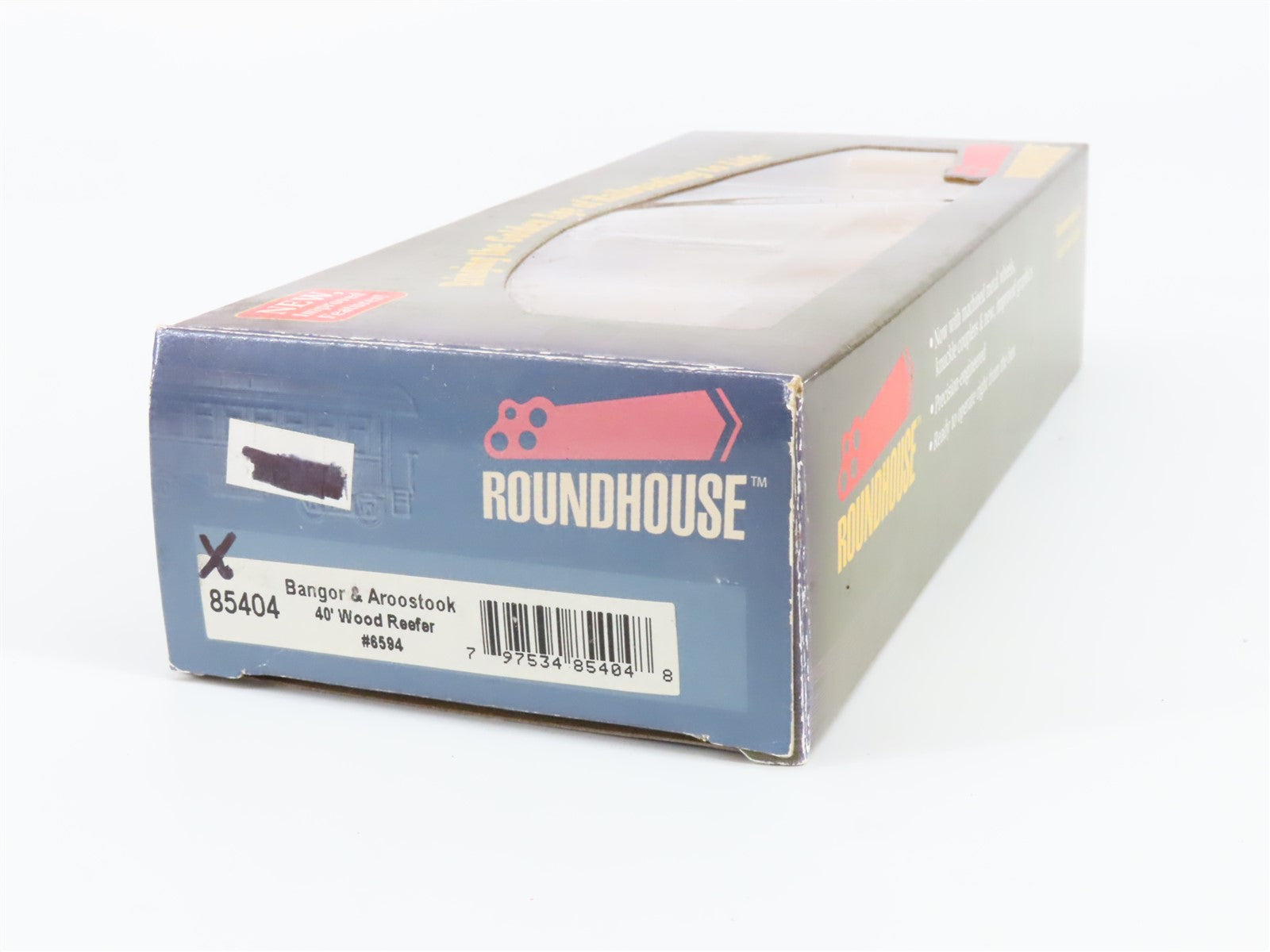 HO Scale Roundhouse 85404 BAR Bangor & Aroostook 40' Wood Reefer #6594