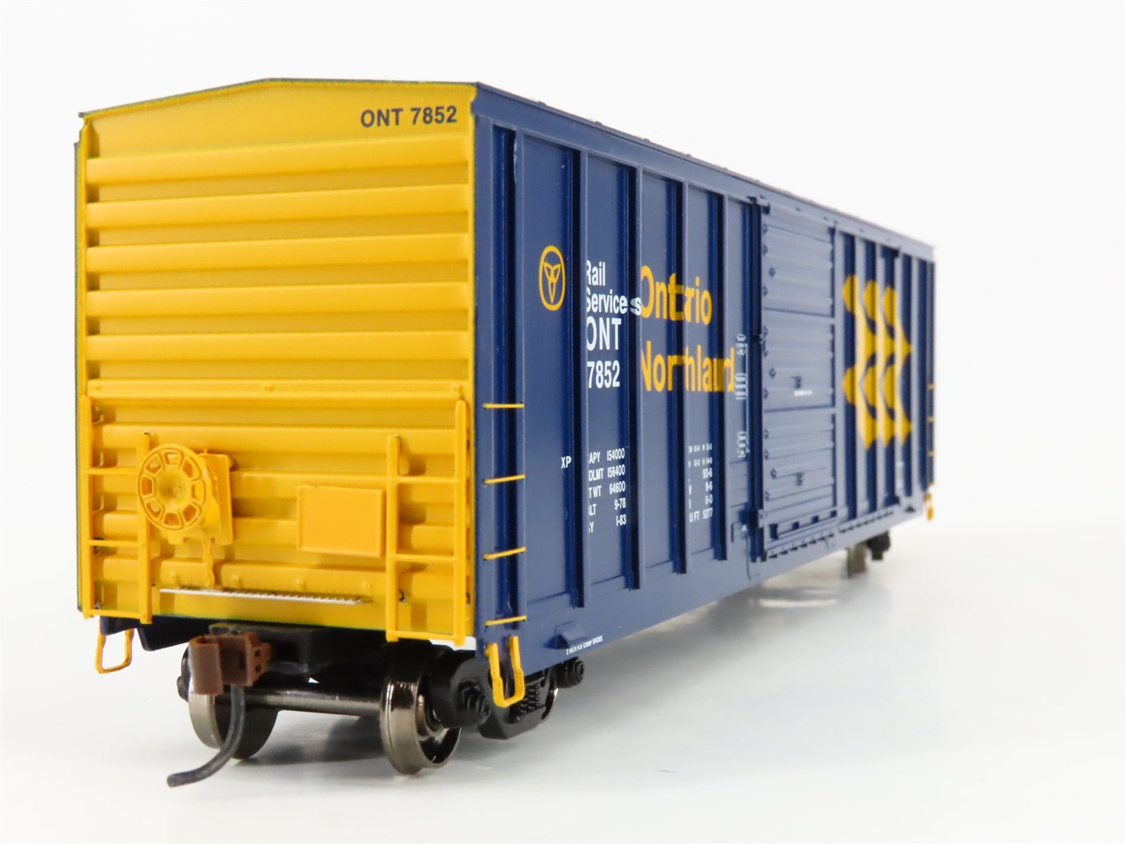 HO Scale Athearn 76334 ONT Ontario Northern 50' Single Door Box Car #7852