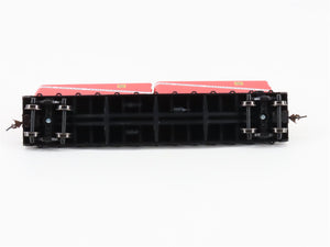 HO Scale Athearn 72368 NH New Haven 50' Flat Car #17222 w/ Two 25' Van Trailers
